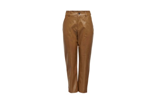 Only Onljacky Faux Leather Ancle Pant Otw Παντελόνι Casual (15235370 TOFFE)