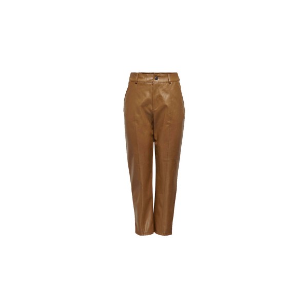 Only Onljacky Faux Leather Ancle Pant Otw Παντελόνι Casual (15235370 TOFFE)