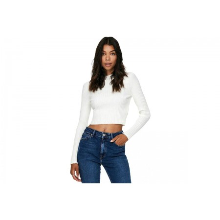 Only Onlella L-S Cropped Pullover Knt Crop Top Μακρυμάνικο 