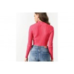 Only Onlella L-S Cropped Pullover Knt Crop Top Μακρυμάνικο (15237835 PINK FLAMBE)