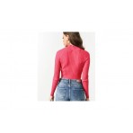 Only Onlella L-S Cropped Pullover Knt Crop Top Μακρυμάνικο (15237835 PINK FLAMBE)