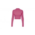 Only Onlella L-S Cropped Pullover Knt Crop Top Μακρυμάνικο (15237835 PINK FLAMBE)