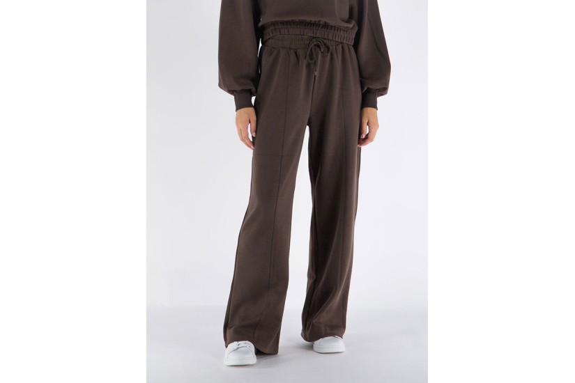 Only Onlscarlett String Wide Pant Swt Παντελόνι Φόρμας (15241305 HOT FUDGE)