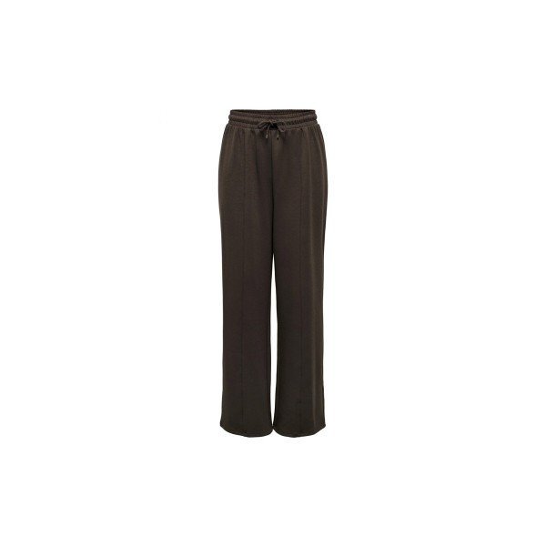 Only Onlscarlett String Wide Pant Swt Παντελόνι Φόρμας (15241305 HOT FUDGE)