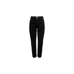 Only Onljagger High Mom Noos Παντελόνι Τζιν Γυναικείο (15242370 WASHED BLACK)
