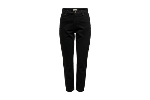 Only Onljagger High Mom Noos Παντελόνι Τζιν Γυναικείο (15242370 WASHED BLACK)
