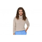 Only Cowlneck Pullover Knt Noos Μπλούζα Πλεκτή Γυναικεία (15243909 PUMICE STONE)