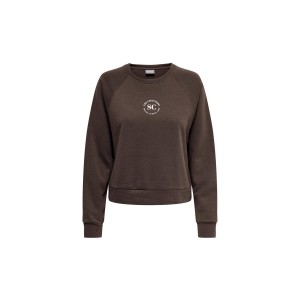 Only Lula L-S Raglan Swt Μπλούζα Με Λαιμόκοψη (15244345 HOT FUDGE)