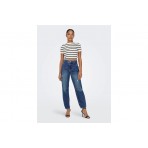 Only Onltroy Hw Carrot Παντελόνι Τζιν Γυναικείο (15249484 DARK MEDIUM BLUE)