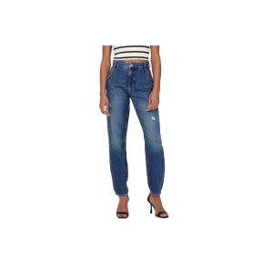 Only Onltroy Hw Carrot Παντελόνι Τζιν Γυναικείο (15249484 DARK MEDIUM BLUE)