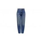 Only Onltroy Hw Carrot Παντελόνι Τζιν Γυναικείο (15249484 DARK MEDIUM BLUE)