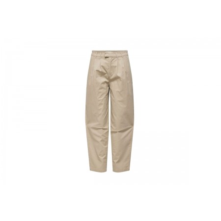 Only Onevelyn Hw Loose Pleat Chino Pnt Παντελόνι 