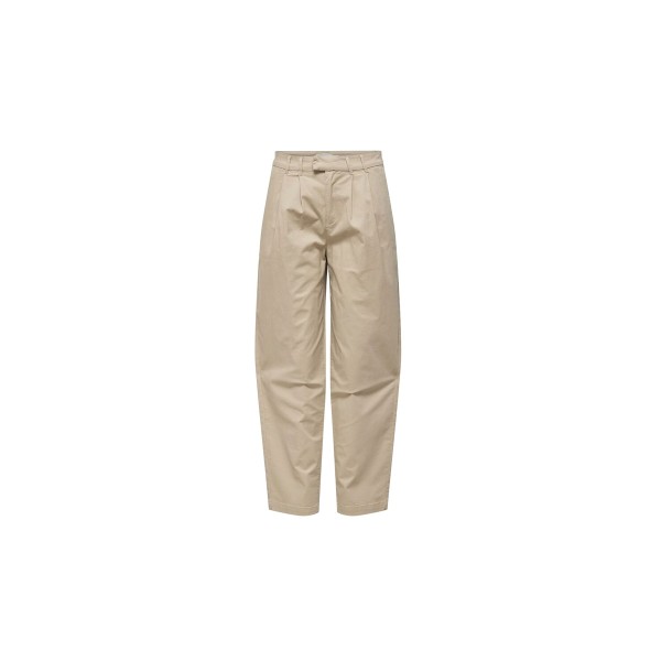 Only Onevelyn Hw Loose Pleat Chino Pnt Παντελόνι (15250445 SAFARI)