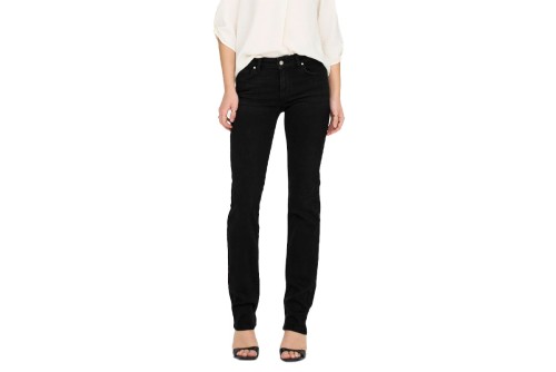 Only Onlalicia Reg Strt Noos Παντελόνι Τζιν Γυναικείο (15252221 WASHED BLACK)