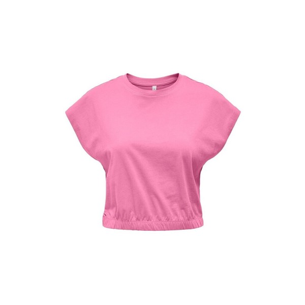 Only Onlmay Life Ss Crop Top Κοντομάνικο Γυναικείο (15252470 BEGONIA PINK)