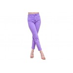 Only Onlemily Hw Straight Ank Col Pnt Παντελόνι Τζην Γυναικείο (15252531 PAISLEY PURPLE)
