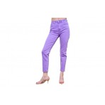 Only Onlemily Hw Straight Ank Col Pnt Παντελόνι Τζην Γυναικείο (15252531 PAISLEY PURPLE)