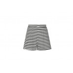 Only Onlmay High Waist Stripe Shorts Jrs Σορτς (15252605 BLACK)