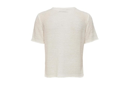 Only Onlsunny S Noos Knt T-Shirt Γυναικείο (15254282 CLOUD DANCER)