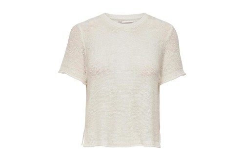 Only Onlsunny S Noos Knt T-Shirt Γυναικείο (15254282 CLOUD DANCER)