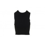 Only Onlmajli S-L Top Knt Noos Μπλούζα Αμάνικη Γυναικεία (15255533 BLACK)