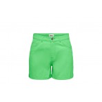 Only Onlvega-Darsy Hw Mom Shorts Col Pnt Σορτς Τζην Γυναικείο (15255951 SUMMER GREEN)