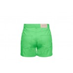 Only Onlvega-Darsy Hw Mom Shorts Col Pnt Σορτς Τζην Γυναικείο (15255951 SUMMER GREEN)