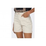 Only Onlvega-Darsy Hw Mom Shorts Col Pnt Σορτς Τζην Γυναικείο (15255951 WHITECAP GRAY)