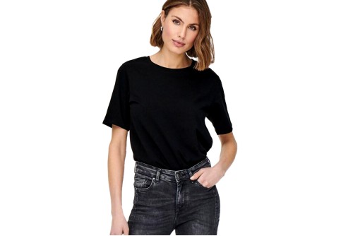 Only Onlnew Life S-S Tee Jrs Noos T-Shirt (15256961 BLACK)