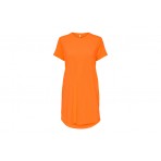Only Onlmay S-S Dress Box Jrs Φόρεμα Mini Γυναικείο (15257474 ORANGE PEEL)
