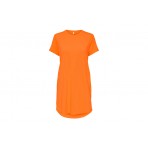 Only Onlmay S-S Dress Box Jrs Φόρεμα Mini Γυναικείο (15257474 ORANGE PEEL)