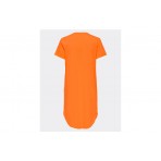 Only Onlmay S-S Dress Box Jrs Φόρεμα Mini Γυναικείο (15257474 ORANGE PEEL)