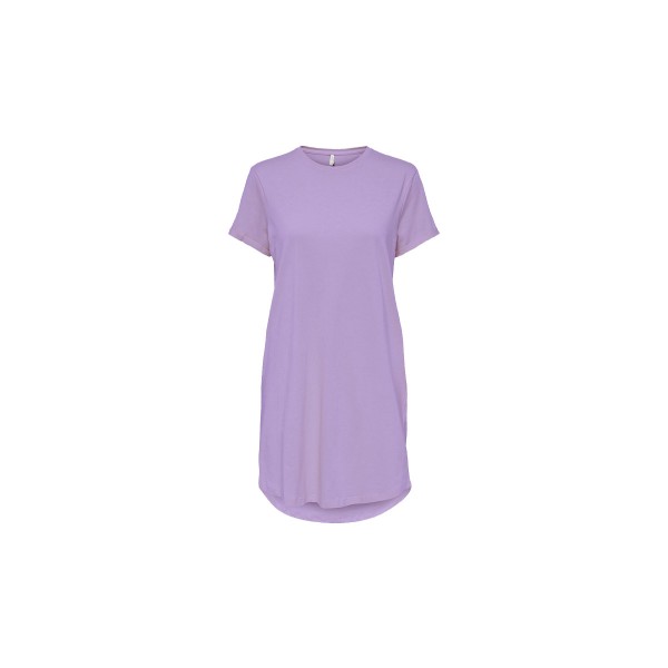 Only Onlmay S-S Dress Box Jrs Φόρεμα Mini Γυναικείο (15257474 PURPLE ROSE)