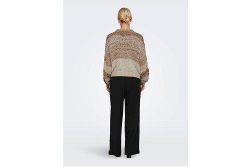 Only Onlalmira L-S Pullover Cc Knt Μπλούζα Πλεκτή (15259514 WALNUT)