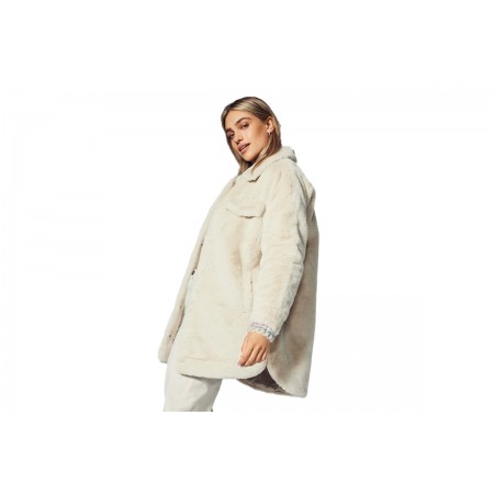Only Onlvida Fur Shacket Otw Παλτό 