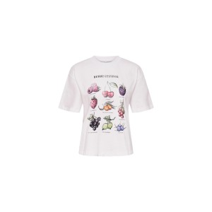 Only Onlfran S-S Fruit Top Box Jrs (15266603 BRIGHT WHITE-BERRY)