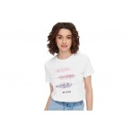 Only Onlkita Reg S-S Feather Top Box Jrs T-Shirt (15266643 BRIGHT WHITE)