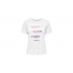 Only Onlkita Reg S-S Feather Top Box Jrs T-Shirt (15266643 BRIGHT WHITE)