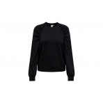 Only Onlevery L-S Rushed Sweatshirt Pnt Μπλούζα Με Λαιμόκοψη (15267722 BLACK)