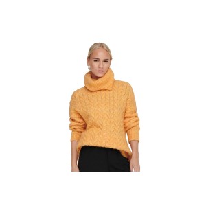 Only Trudy Life L-S Long Rollneck Knr Μπλούζα Πλεκτή (15267984 APRICOT NECTAR)