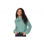 Only New Chunky L-S Cowlneck Pullover Knt Μπλούζα Πλεκτή (15268011 BLUE SURF)