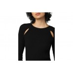 Only Aisley L-S Peek -A-Bo Μπλούζα Πλεκτή Γυναικεία (15268186 BLACK)