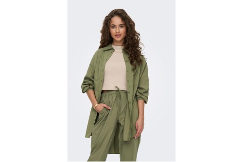 Only Onltim Ls Loose Shirt Πουκάμισο Μακρυμάνικο Γυναικείο (15271026 ALOE)