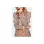 Only Onllesly L-S Long Cardigan Knt Ζακέτα Χωρίς Κουκούλα (15271673 BEIGE)