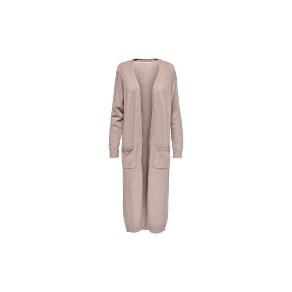 Only Onllesly L-S Long Cardigan Knt Ζακέτα Χωρίς Κουκούλα (15271673 BEIGE)