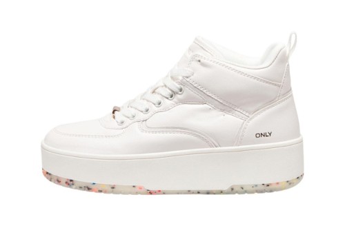 Only Onlsiri-1 Pu High Sneaker (15272162-WHITE)
