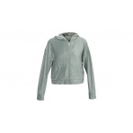 Only New Sira L-S Zip Swt Ζακέτα Βελουτέ Γυναικεία (15272537 LILY PAD)