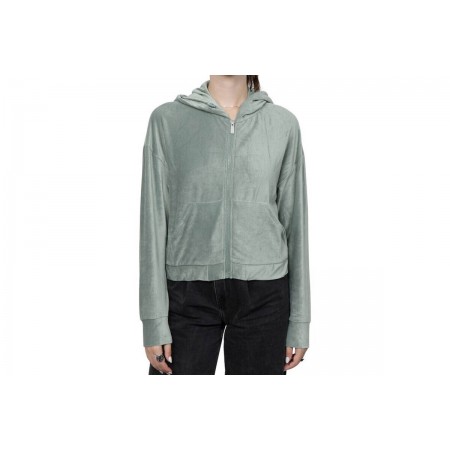 Only New Sira L-S Zip Swt Ζακέτα Βελουτέ Γυναικεία 