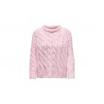 Only Tia T-S Cable Pullover Knt Μπλούζα Πλεκτή (15272593 W.PINK SP)