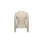 Only Onlrachella L-S High Neck Pullover Knt Μπλούζα Πλεκτή (15272596 PUMICE STONE)